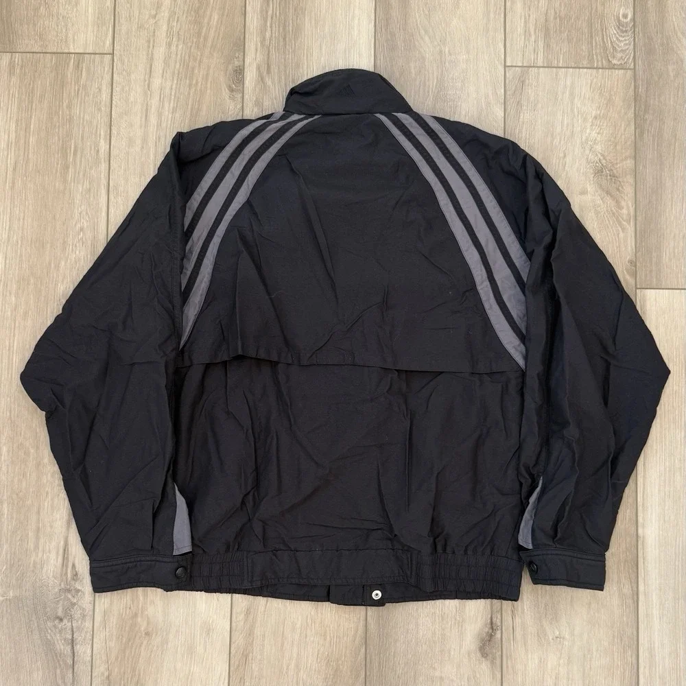 Vintage 90s Adidas Golf Black Jacket Adult Small Casual Outdoors Windbreaker VTG